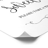 Poster Mariage / Réception de Mariage L'amour est doux pa (Coin)