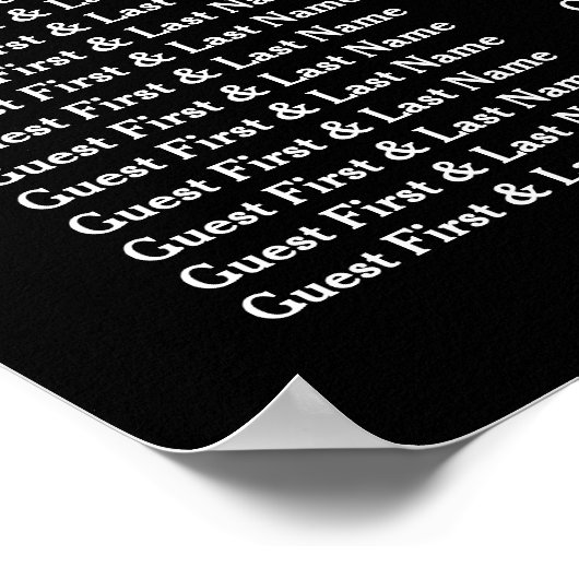 Poster Mariage Red Parties scintillant Poker Chip Casino (Coin)