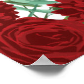 Poster Mariage Red Rose (Coin)