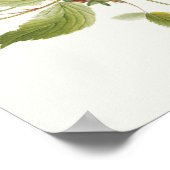 Poster Mariage Red Sweet Wild Strawberry Flower (Coin)