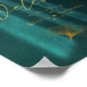 Poster Mariage Romance Moon Welcome Green ID881 (Coin)