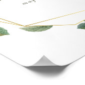 Poster Mariage Rose Vintage rose (Coin)