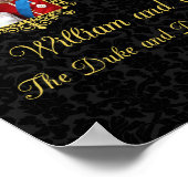 Poster Mariage royal - William et Kate (Coin)