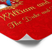 Poster Mariage royal - William et Kate (Coin)