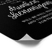 Poster Mariage Rustique Bar Ouvert, Frasques d'Ivrognes (Coin)