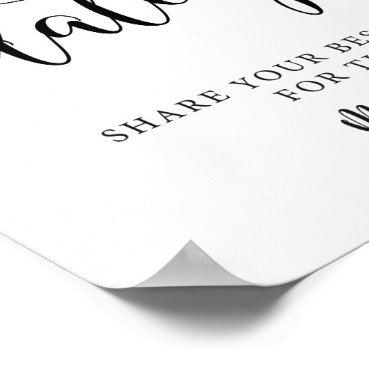 Poster Mariage rustique Date Nuit Idées Jar SIGNE (Coin)