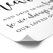 Poster Mariage Rustique Déposer Un Coeur Guest Book Signe (Coin)