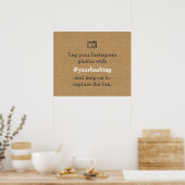 Poster Mariage Rustique Photos Hashtag Burlap (Cuisine)