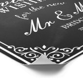 Poster Mariage signe conseil et souhaite bonne nouvelle M (Coin)