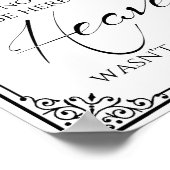 Poster Mariage signe les êtres chers disparus paradis imp (Coin)