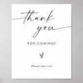 Poster Mariage S'Il Vous Plaît Prendre Un Signe, Faveurs (Devant)