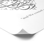 Poster Mariage Silver Nikkah (Coin)
