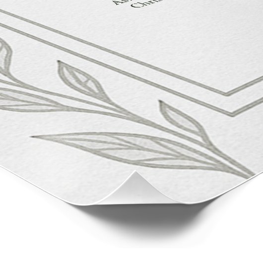 Poster Mariage Silverleaf Elven (Coin)