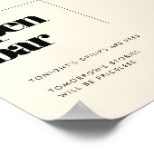 Poster Mariage simple, élégant et chic (Coin)