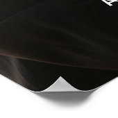 Poster Mariage simple photo de bienvenue eucalyptus (Coin)