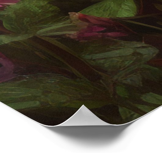 Poster Mariage Skeletons Art Abstrait Halloween (Coin)