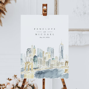 Poster Mariage Skyline de New York