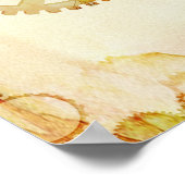 Poster Mariage Steampunk, bannière verticale décorative (Coin)