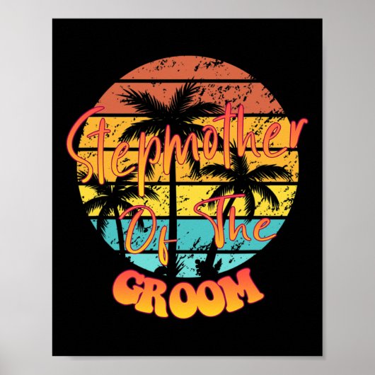 Poster Mariage - Stepmère Du Groom Drôle Drôle Dit Gr (Devant)