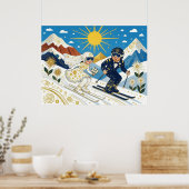 Poster Mariage Sur La Pente (Cuisine)