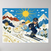 Poster Mariage Sur La Pente (Devant)