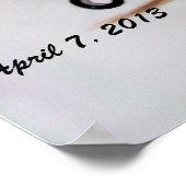 Poster Mariage Tree Guest Book Cadeau (Coin)