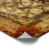 Poster Mariage victorien Steampunk : "Cette voie" (Coin)