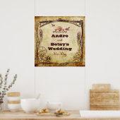 Poster Mariage victorien Steampunk : "Cette voie" (Cuisine)