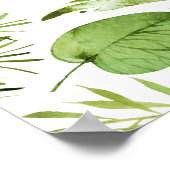 Poster Mariage Wild Meadow Bienvenue (Coin)