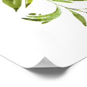 Poster Mariage Wild Meadow Bienvenue (Coin)