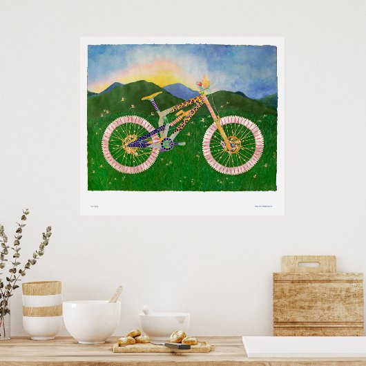 Poster Mariah Mountain Bike Imprimer (Cuisine)