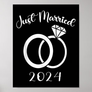 Poster Marié 2024 Cercles Mariages Correspondant Couple N