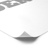 POSTER MARIÉ À UN DENTISTE (Coin)