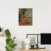 Poster Marie-Adelaide de Savoie en robe de chasse (Bureau à domicile)