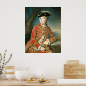 Poster Marie Antoinette dans l'attrait de la chasse par K (Cuisine)