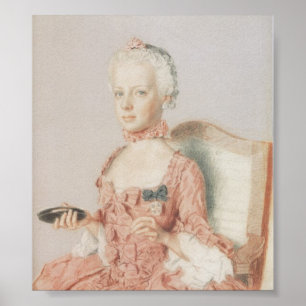Poster Marie-Antonia d'Autriche - Jean-Étienne Liotard