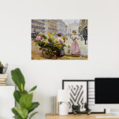 Poster Marie au marchand de fleurs (Bureau à domicile)