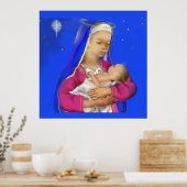 Poster Marie avec Jésus (Cuisine)