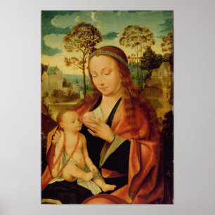 Poster Marie avec le Christ Enfant, début du 16ème siècle