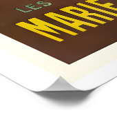 Poster Marie Brizard and Roger Anisette Cherry Brandy and (Coin)