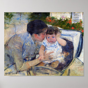 Poster Marie Cassatt, mère réconfortante