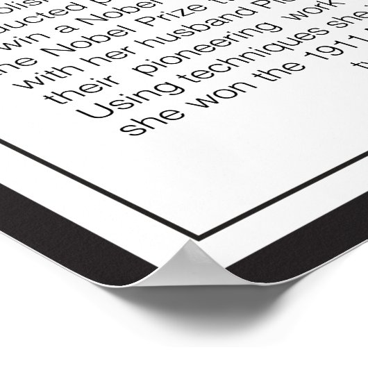 Poster Marie Curie (Coin)