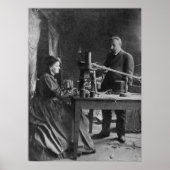 Poster Marie Curie avec mari (Devant)