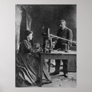 Poster Marie Curie avec mari
