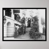 Marie Curie et le président Harding 1922