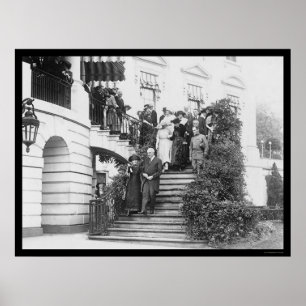 Poster Marie Curie et le président Harding 1922