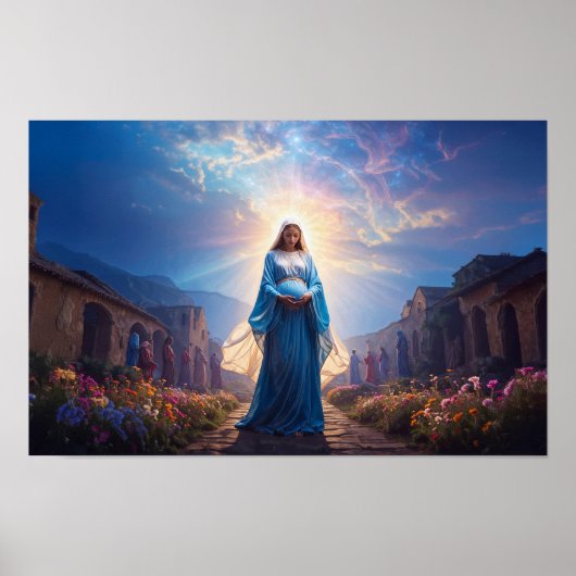 Poster Marie de Nazareth marchant seule (Devant)