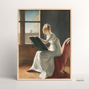 Poster Marie-Denise Villers Jeune femme Dessin Peintures