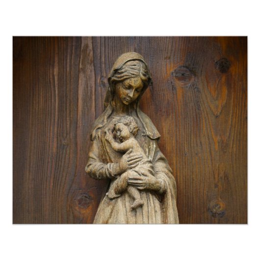 Poster Marie Et Bébé Jésus (Devant)