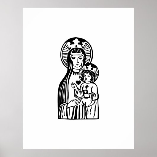 Poster Marie et Jésus (Devant)